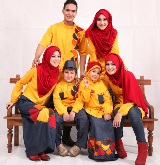 Model Baju  Keluarga  Untuk Hari Raya Lebaran 2021 Trend 
