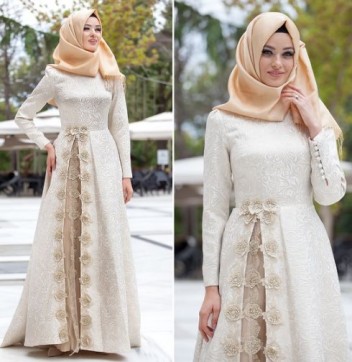  Model  Baju  Muslim Gamis  Modern Terbaru  2021  Untuk Lebaran 